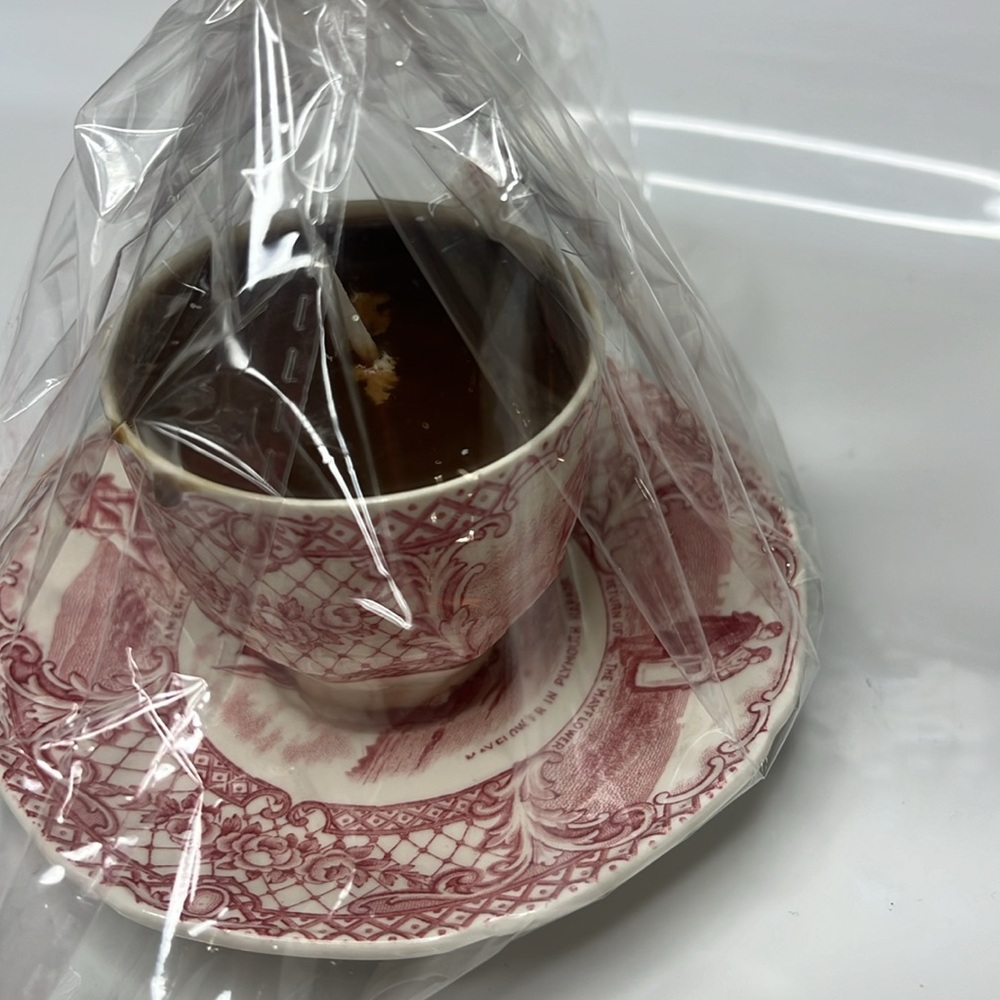 TEA CUP SOY CANDLE VINTAGE TEACUP ☕️ CANDLE - Picture 3 of 7